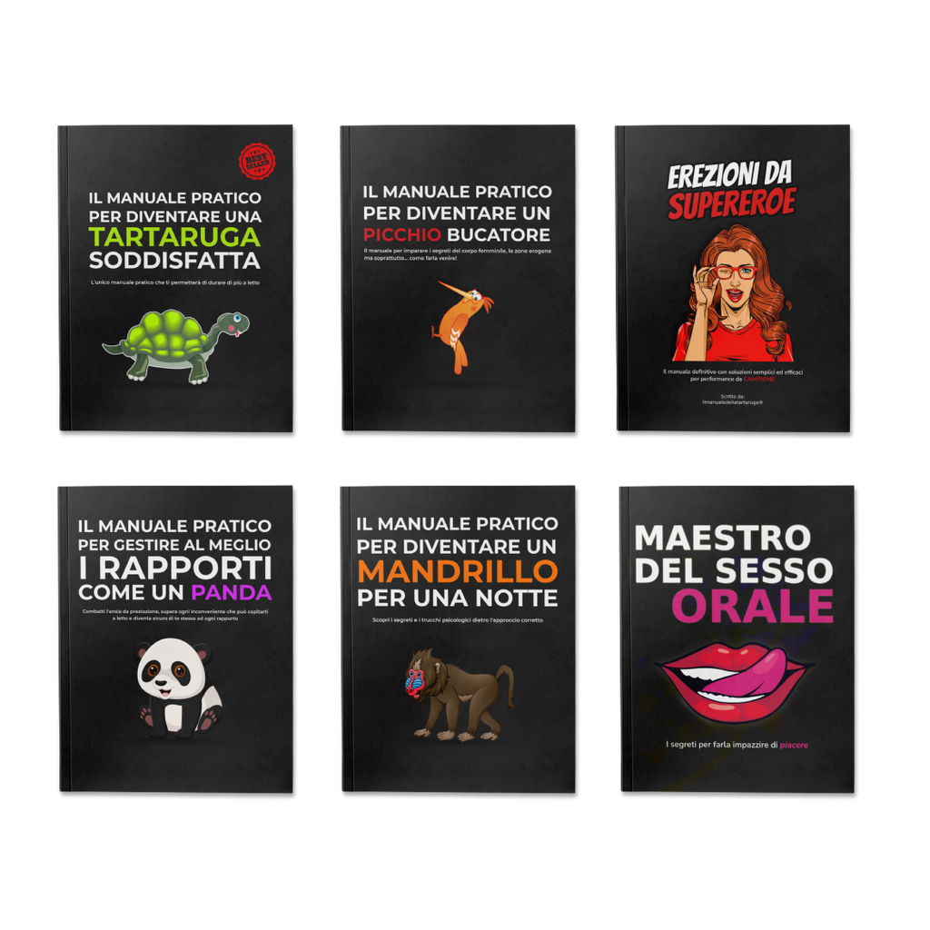 TARTARUGA A LETTO IN 14 GIORNI - include TUTTI i nostri manuali digitali!